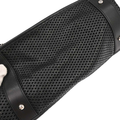 Chanel 2013-2014 Black Perforated Calfskin Up in the Air Tote Shoulder Bag