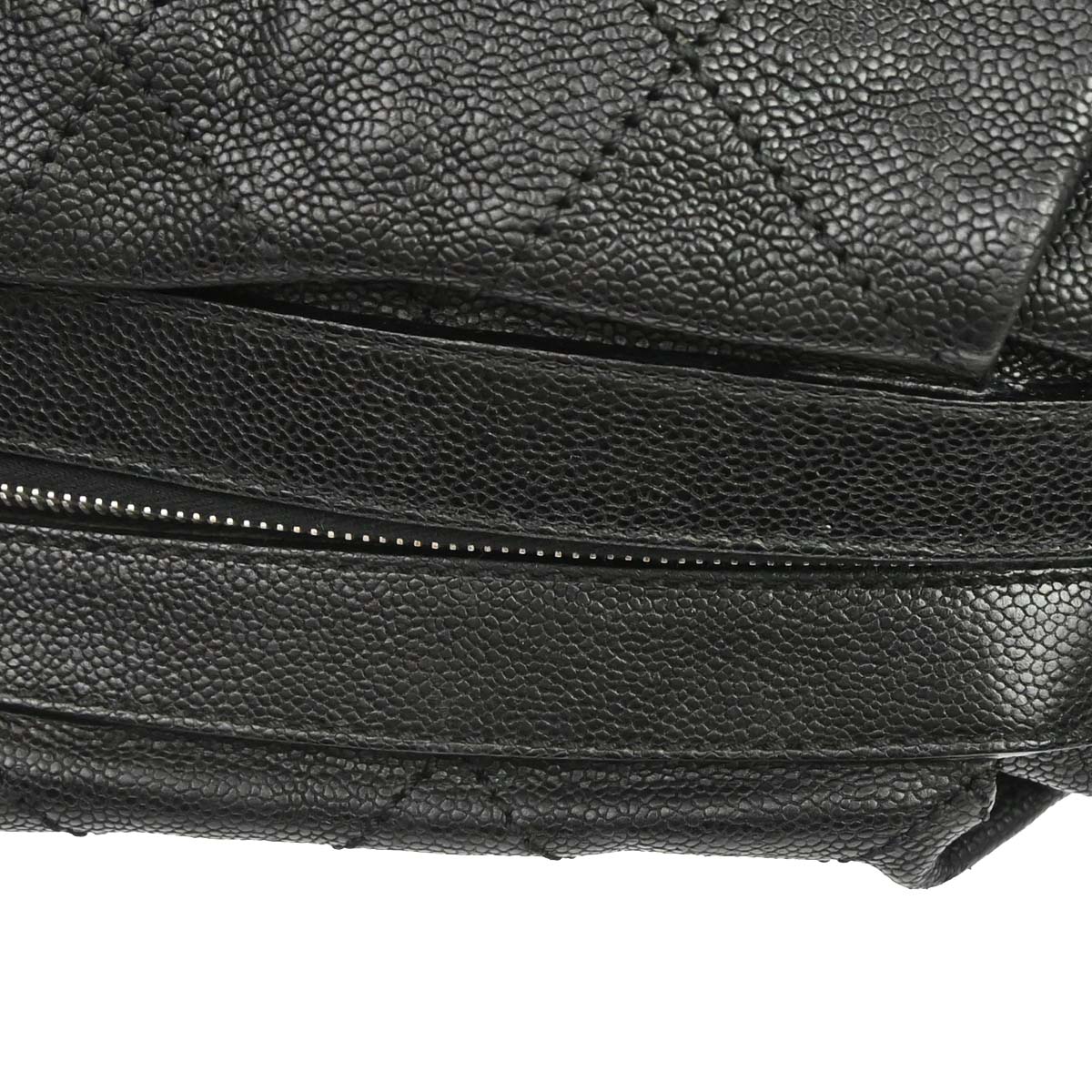 Chanel 2005-2006 Black Caviar Skin Handbag