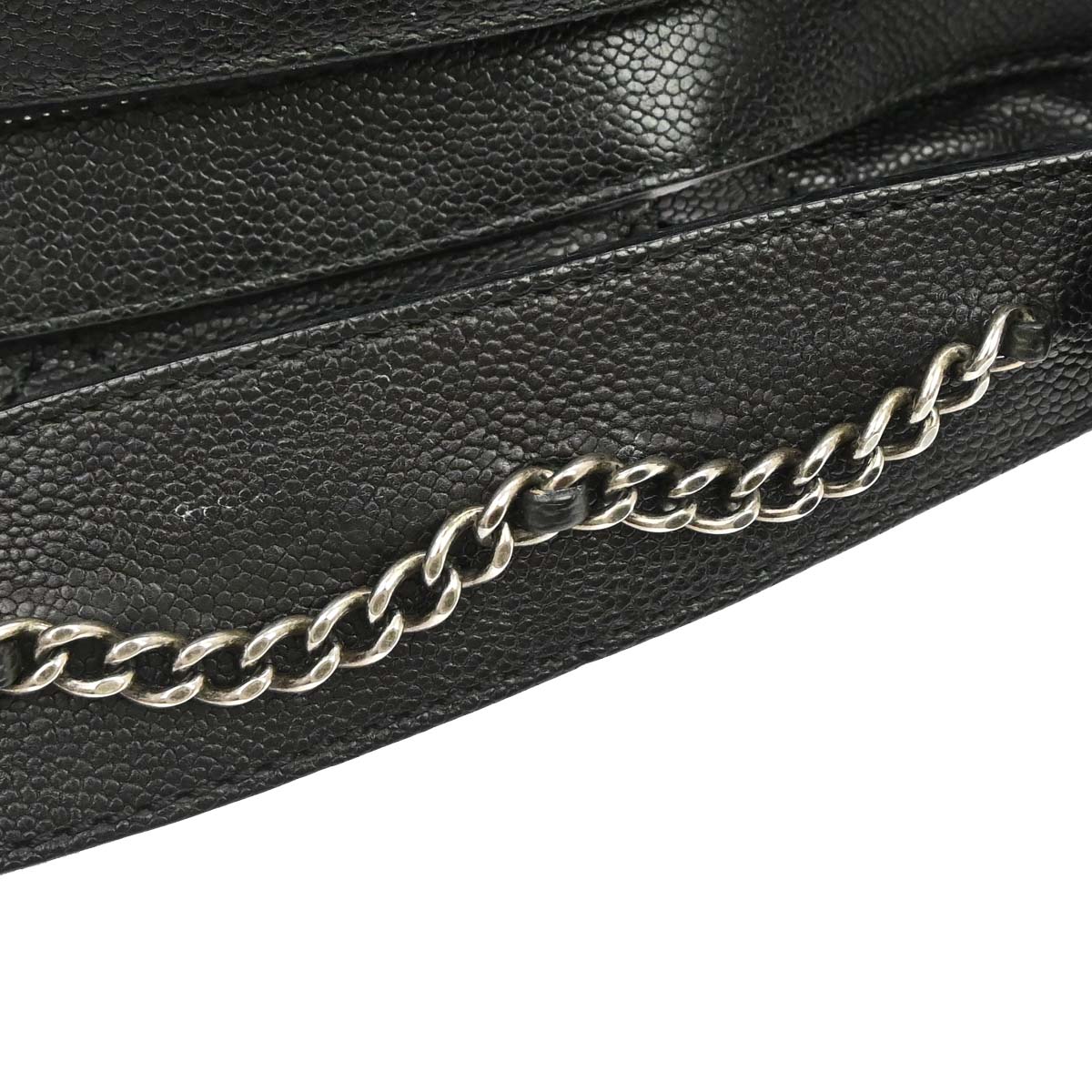 Chanel 2005-2006 Black Caviar Skin Handbag