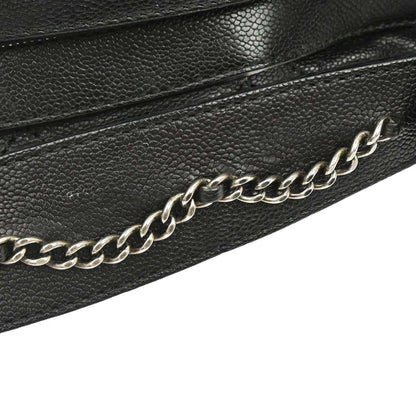 Chanel 2005-2006 Black Caviar Skin Handbag