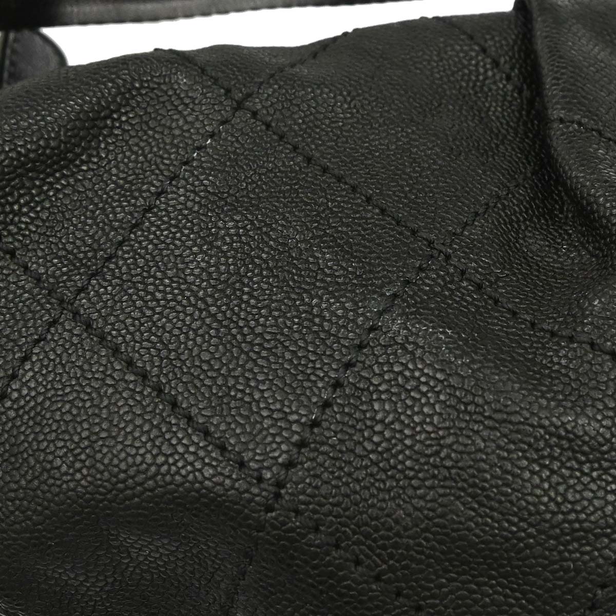 Chanel 2005-2006 Black Caviar Skin Handbag