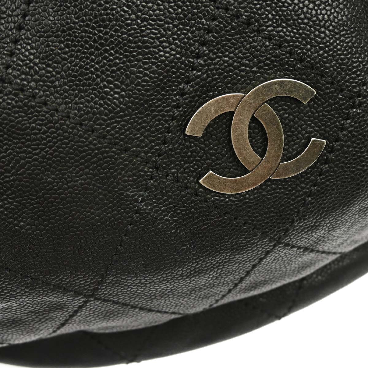 Chanel 2005-2006 Black Caviar Skin Handbag
