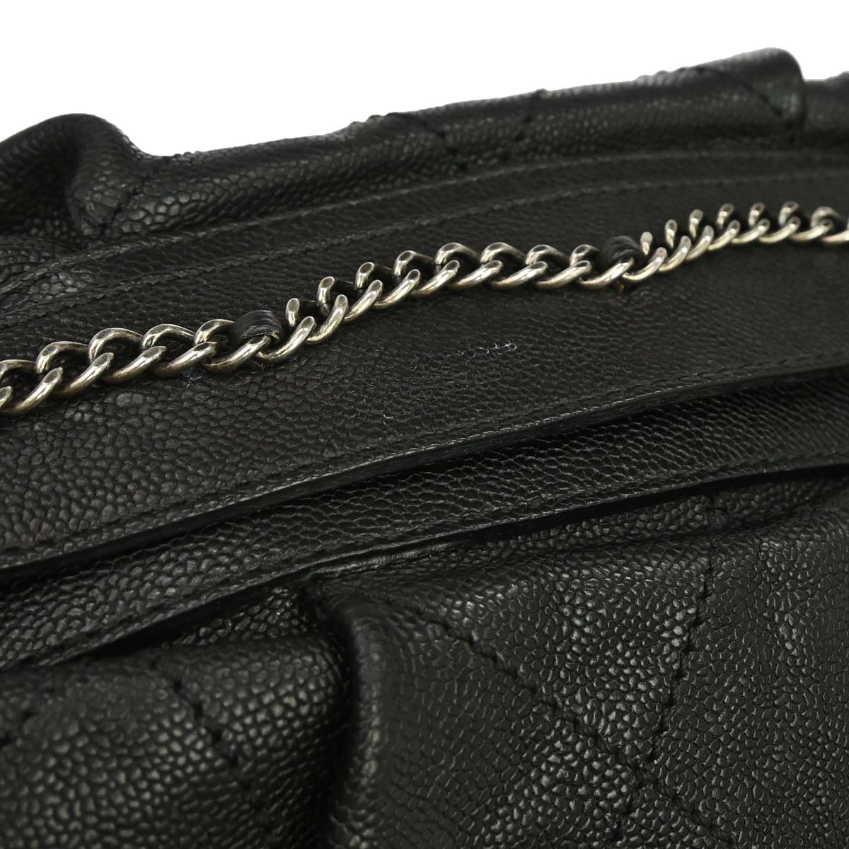 Chanel 2005-2006 Black Caviar Skin Handbag