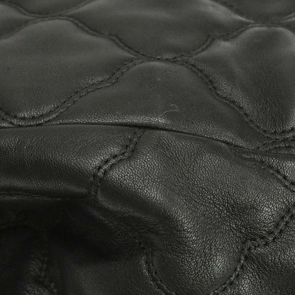 Chanel 2008-2009 Black Lambskin Tote Shoulder Bag