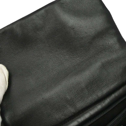 Chanel 2008-2009 Black Lambskin Tote Shoulder Bag