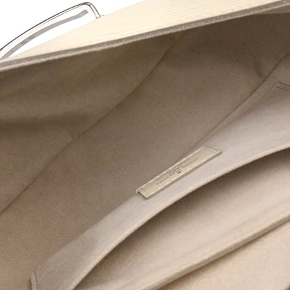 Louis Vuitton White Epi Pochette Montaigne Handbag M5929J