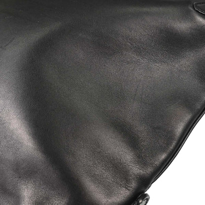 Gucci Black Leather Horsebit Hobo Handbag