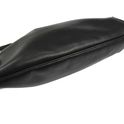 Gucci Black Leather Horsebit Hobo Handbag