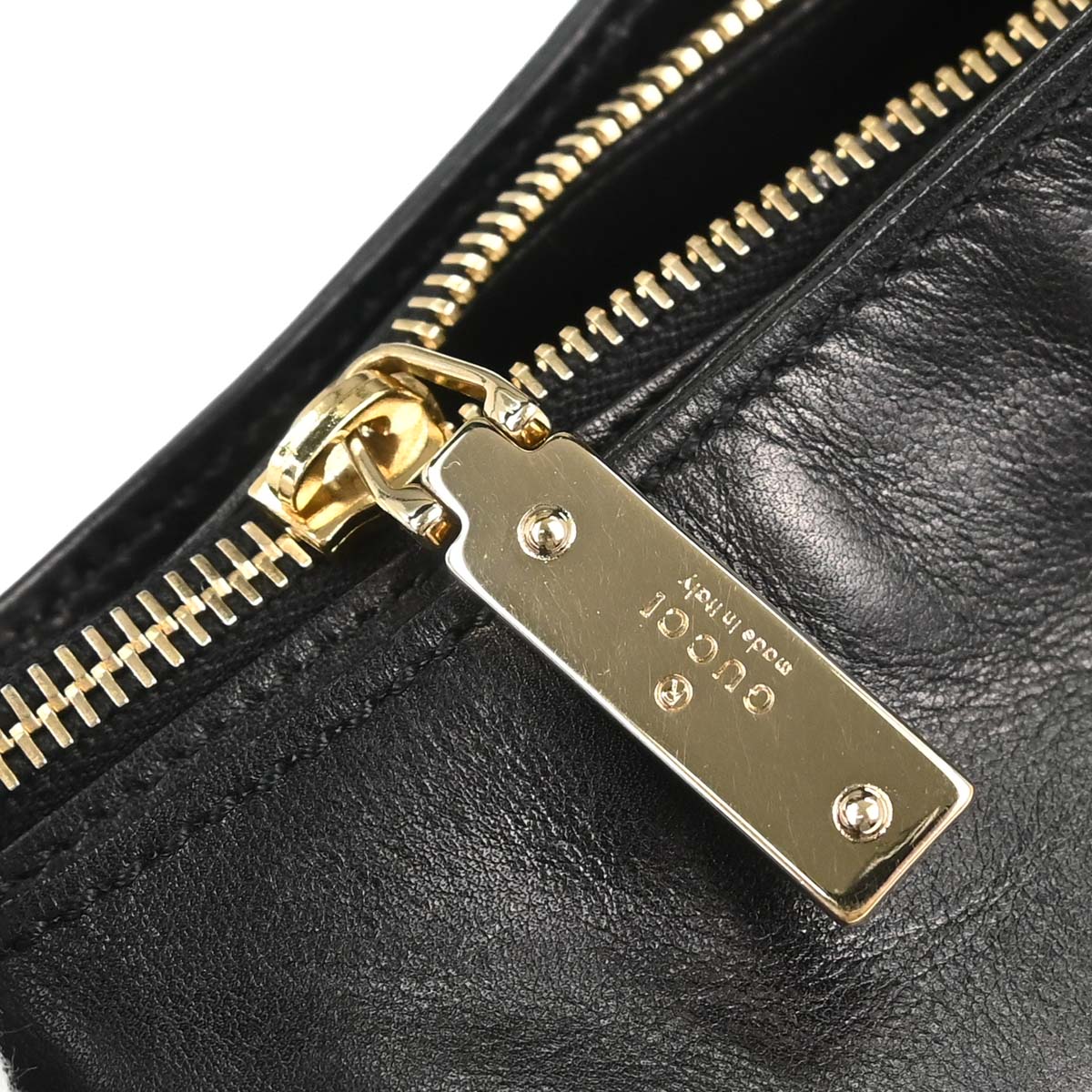 Gucci Black Leather Horsebit Hobo Handbag