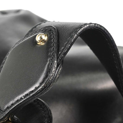 Gucci Black Leather Horsebit Hobo Handbag