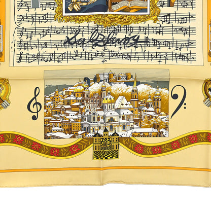 Hermes Scarf Carre 90 In Salzburg Beige Small Good