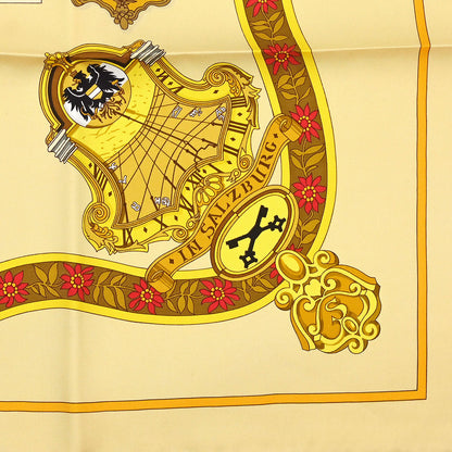 Hermes Scarf Carre 90 In Salzburg Beige Small Good