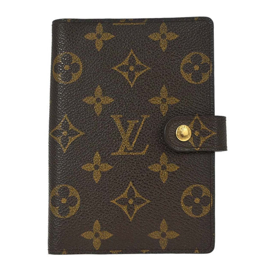 Louis Vuitton Monogram Agenda PM Notebook Cover R20005 Small Good