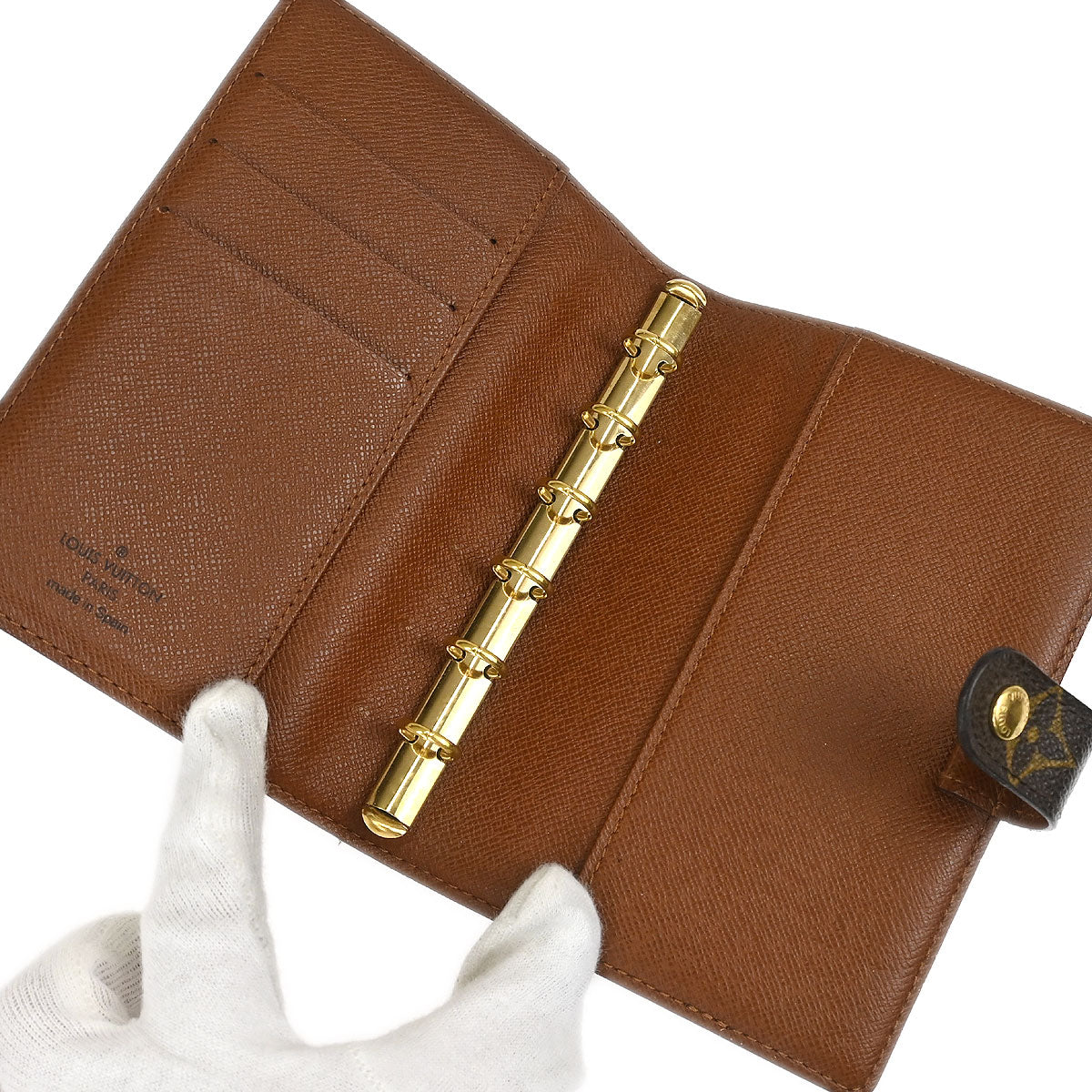 Louis Vuitton Monogram Agenda PM Notebook Cover R20005 Small Good