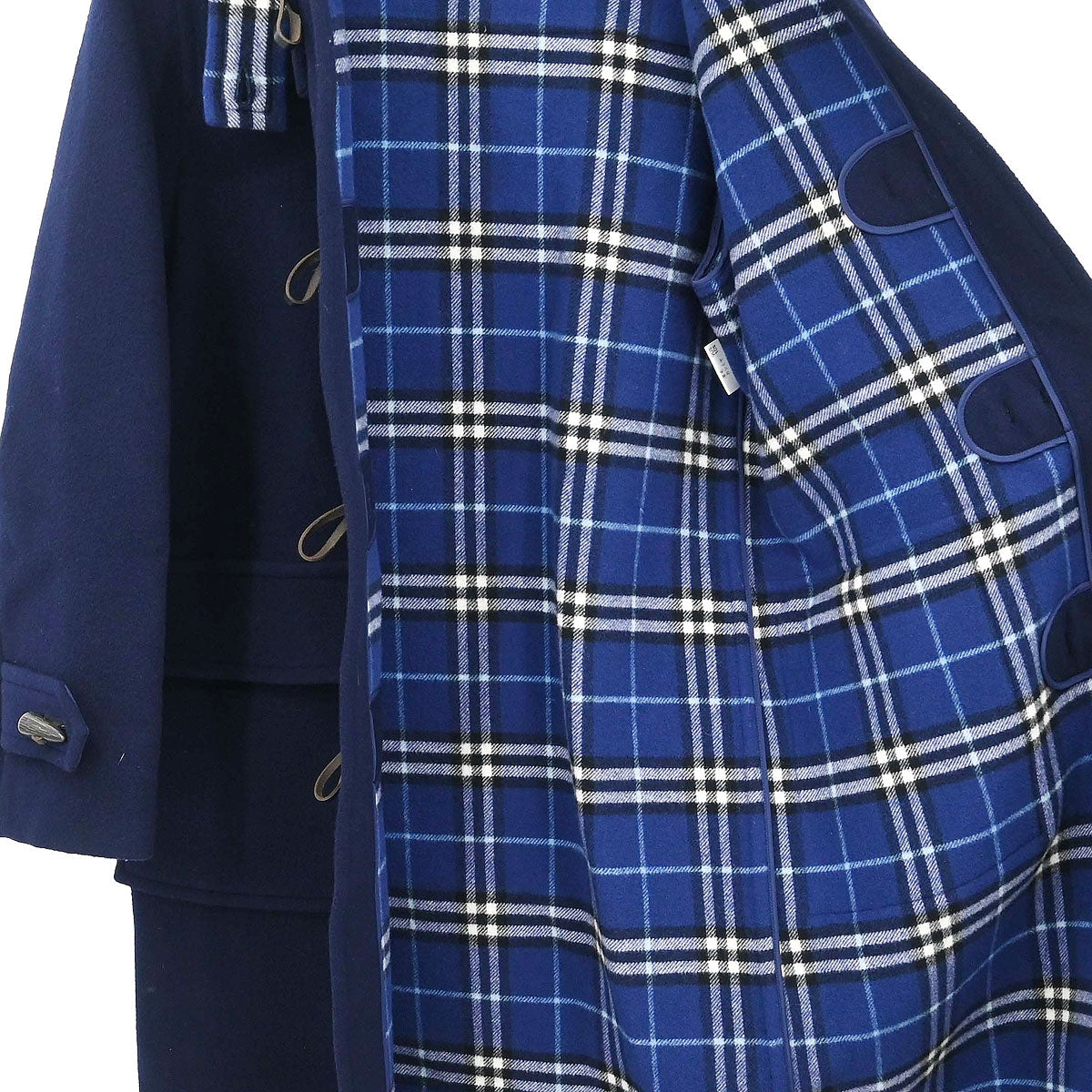 Burberrys Duffel Coat Navy #38