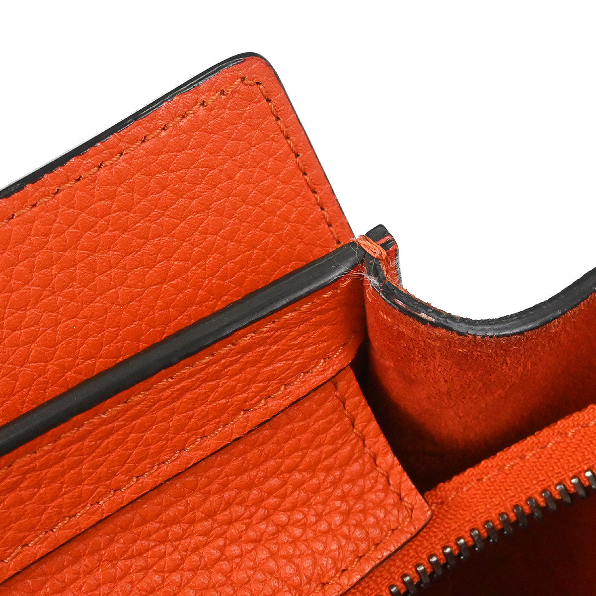 Celine Orange Nano Luggage 2way Shoulder Tote Bag