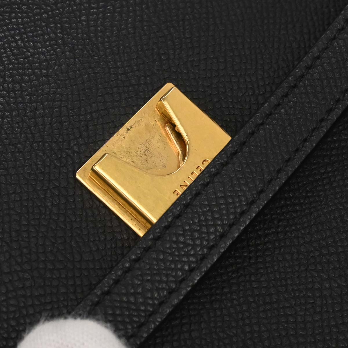 Celine Black Belt Bag 2way Shoulder Handbag