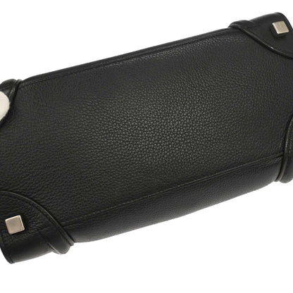 Celine Black Luggage Micro Tote Handbag