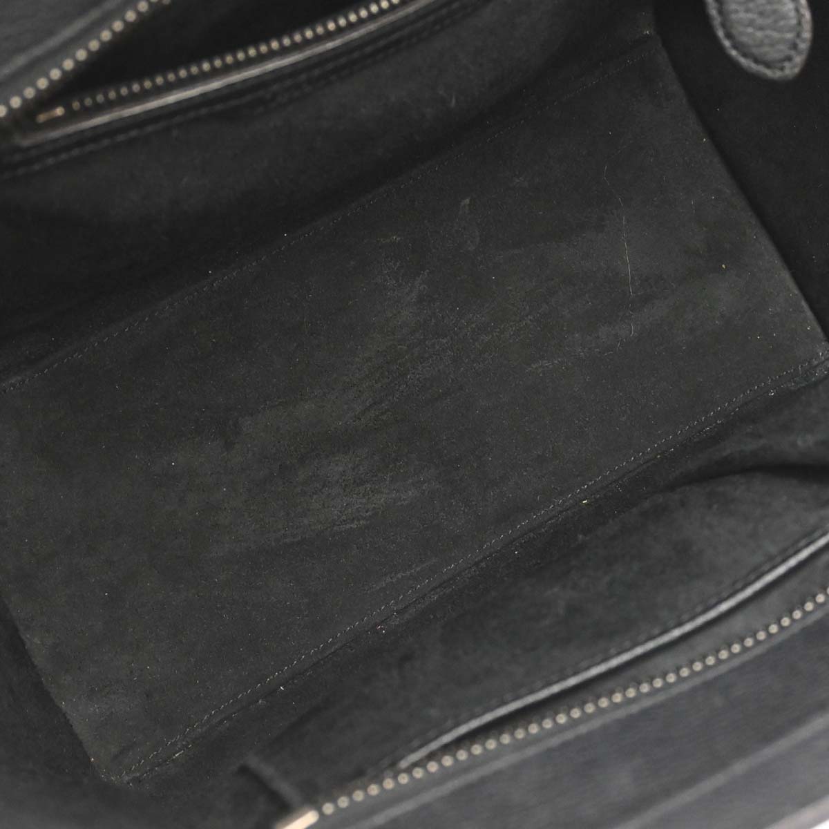 Celine Black Luggage Micro Tote Handbag