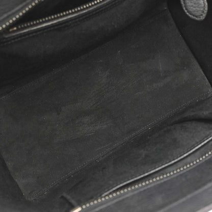 Celine Black Luggage Micro Tote Handbag