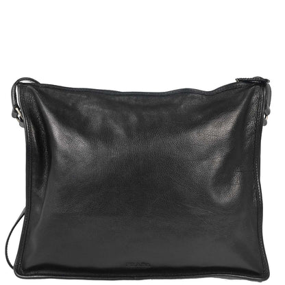 Prada Black Leather Shoulder Bag