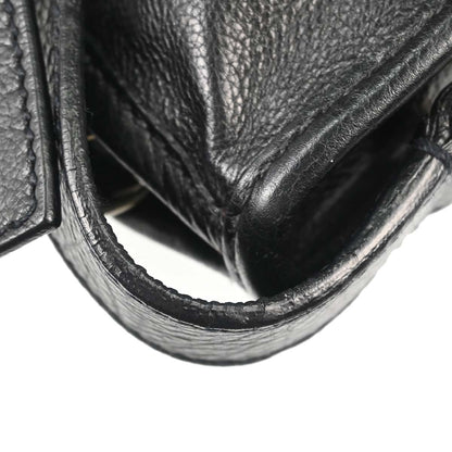 Prada Black Leather Shoulder Bag