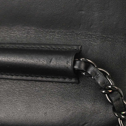 Chanel 2017-2018 Lambskin Chevron Mademoiselle Lock WOC Wallet on Chain Ba