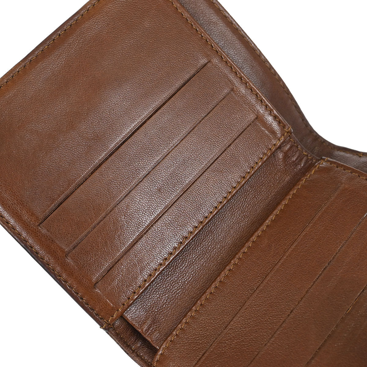 Chanel 1997-1999 Brown Caviar Skin Bifold Wallet