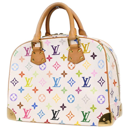 Louis Vuitton White Monogram Multicolor Trouville Handbag M92663