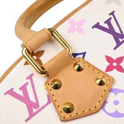 Louis Vuitton White Monogram Multicolor Trouville Handbag M92663