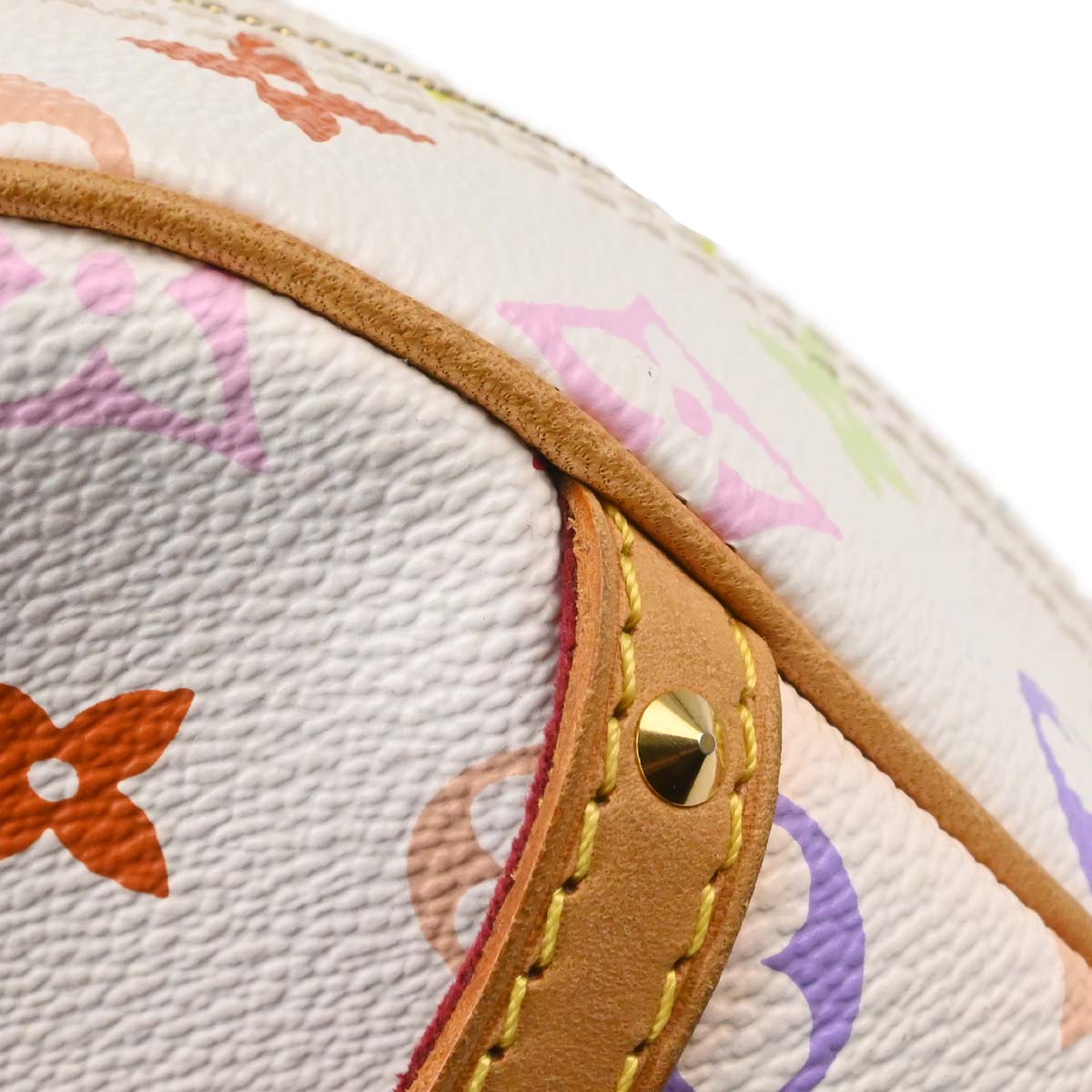 Louis Vuitton White Monogram Multicolor Trouville Handbag M92663