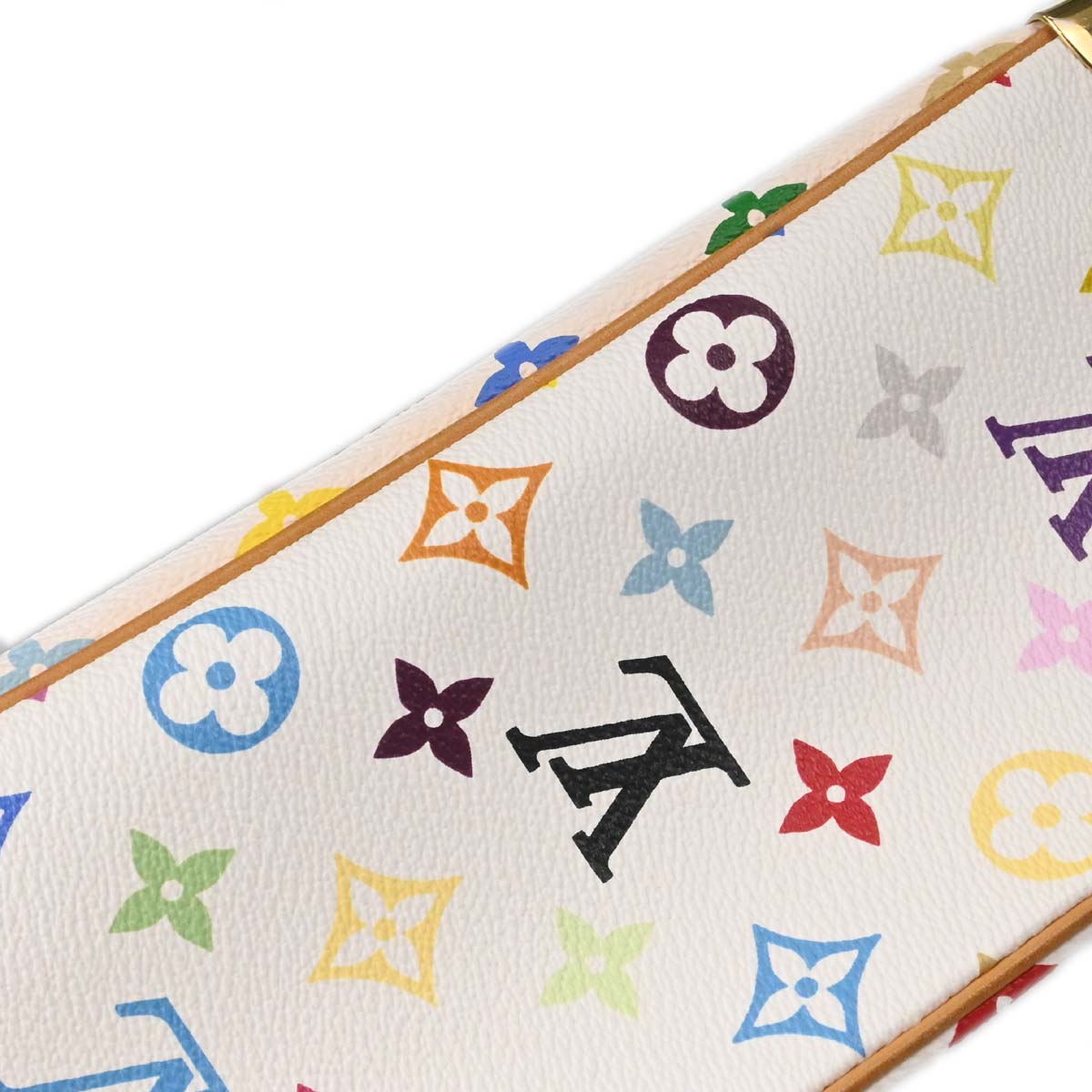 Louis Vuitton White Monogram Multicolor Trouville Handbag M92663