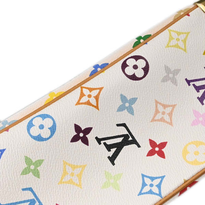 Louis Vuitton White Monogram Multicolor Trouville Handbag M92663