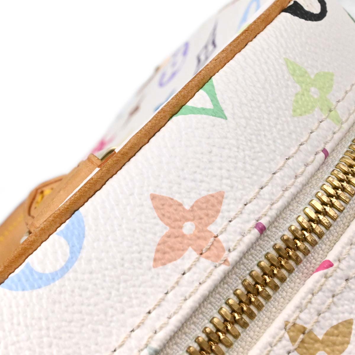 Louis Vuitton White Monogram Multicolor Trouville Handbag M92663