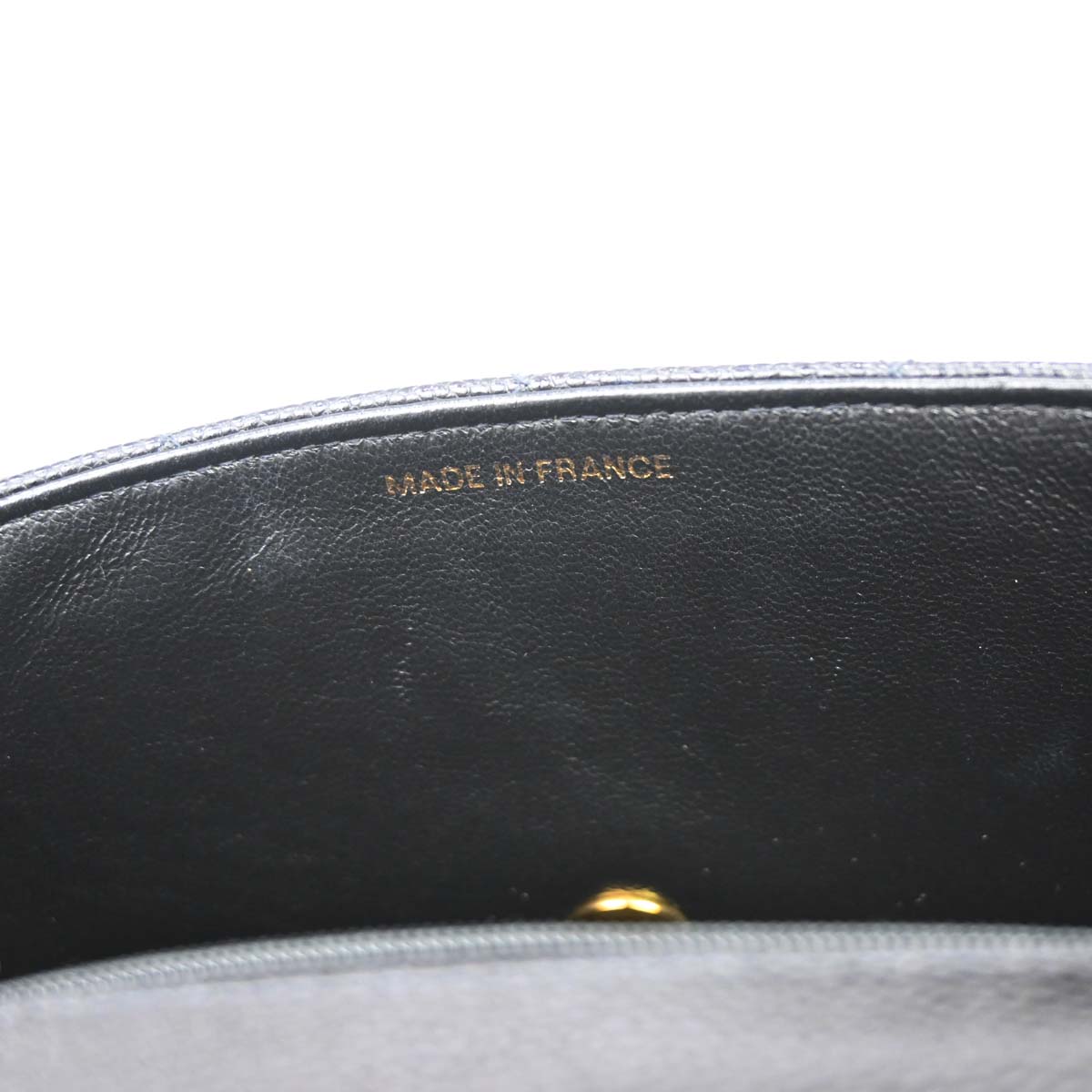 Chanel 1994-1996 Black Caviar Skin Small Diana Shoulder Bag