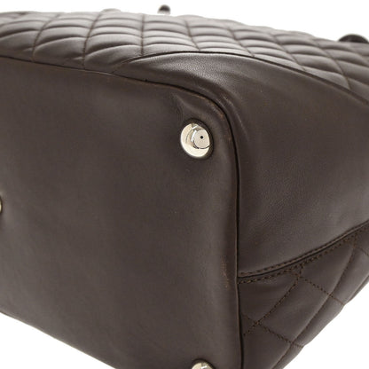 Chanel 2005-2006 Brown Calfskin Cambon Ligne Tote Handbag