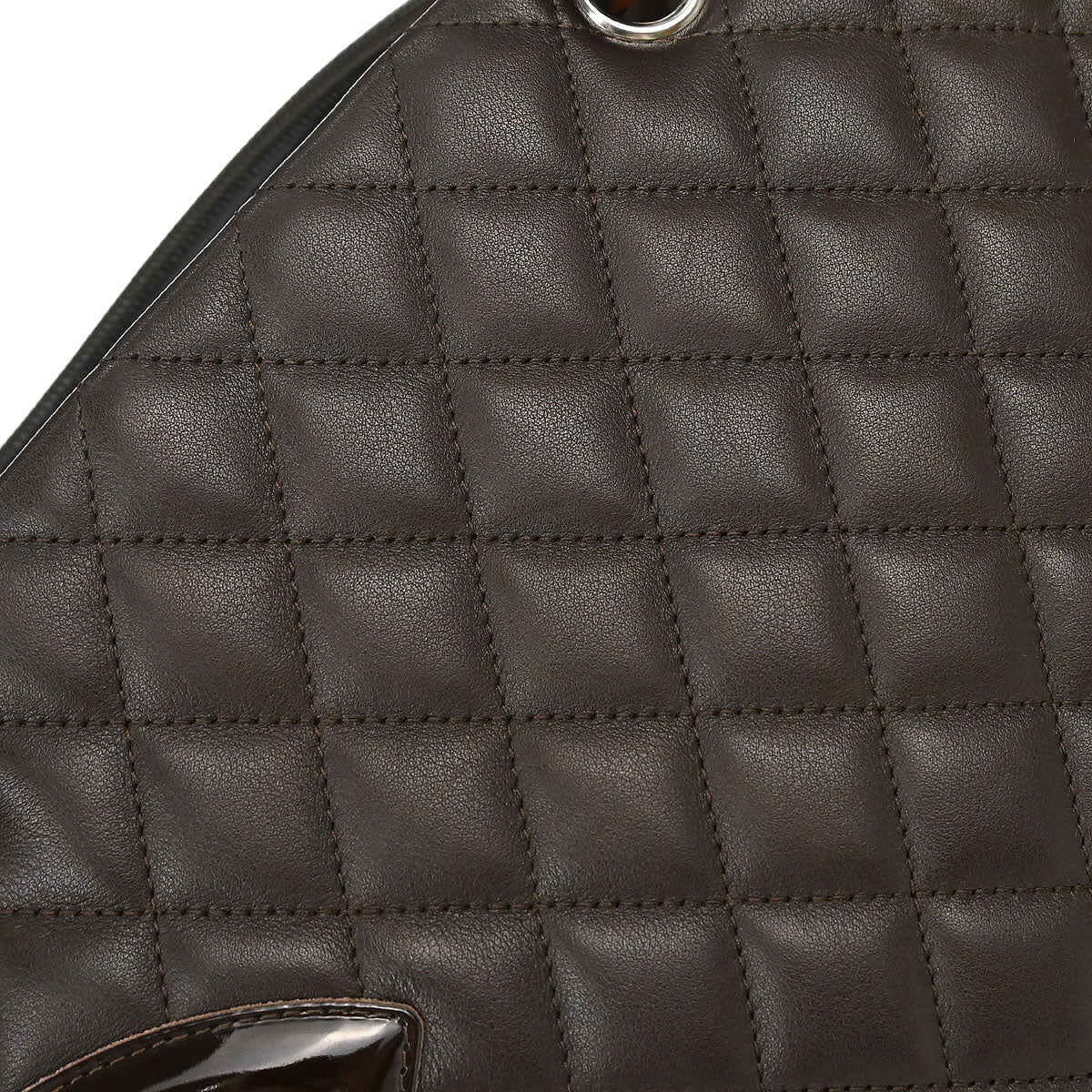 Chanel 2005-2006 Brown Calfskin Cambon Ligne Tote Handbag