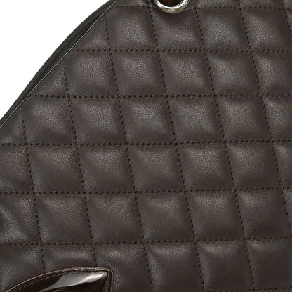 Chanel 2005-2006 Brown Calfskin Cambon Ligne Tote Handbag