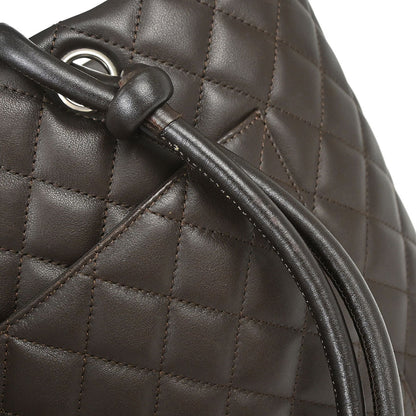 Chanel 2005-2006 Brown Calfskin Cambon Ligne Tote Handbag
