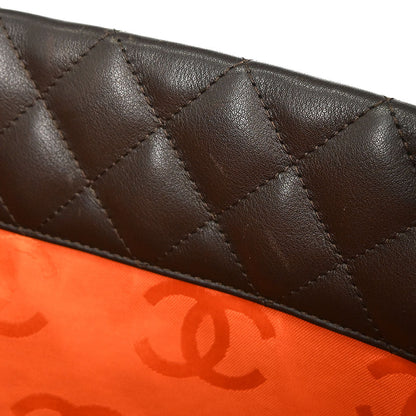 Chanel 2005-2006 Brown Calfskin Cambon Ligne Tote Handbag