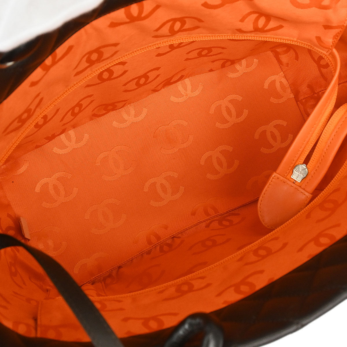 Chanel 2005-2006 Brown Calfskin Cambon Ligne Tote Handbag