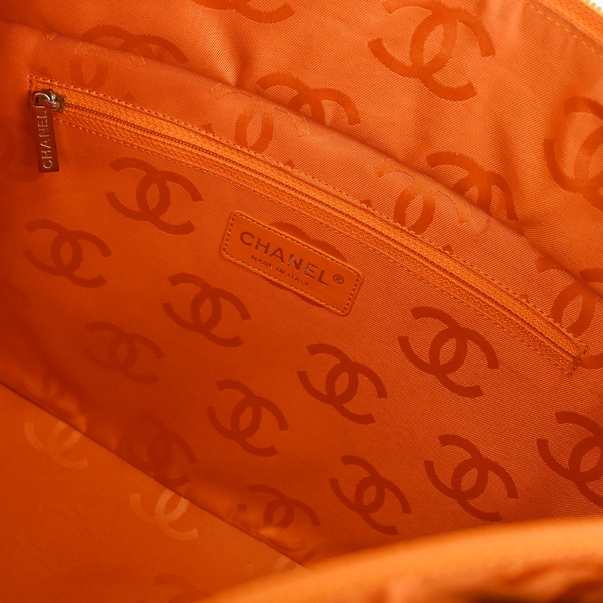 Chanel 2005-2006 Brown Calfskin Cambon Ligne Tote Handbag