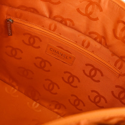 Chanel 2005-2006 Brown Calfskin Cambon Ligne Tote Handbag
