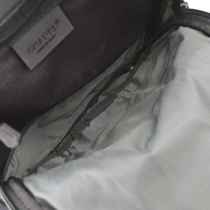 Chanel 2003-2004 Black Canvas Sport Line Backpack