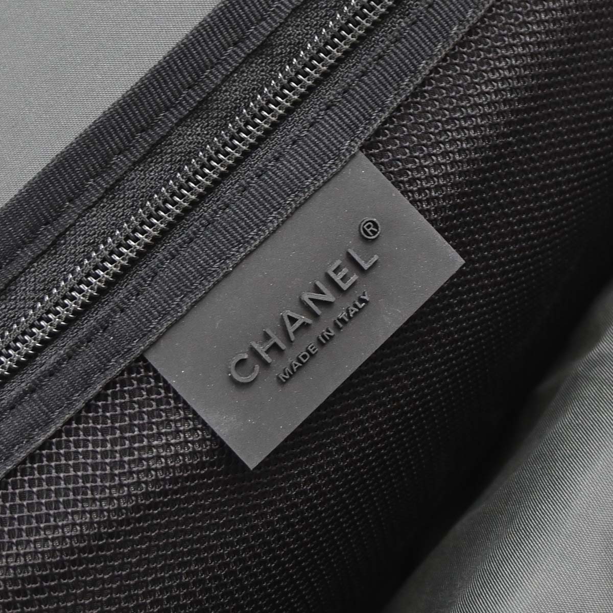 Chanel 2003-2004 Black Canvas Sport Line Backpack