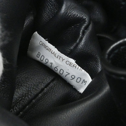 Bottega Veneta Black Lambskin Intrecciato Shoulder Bag