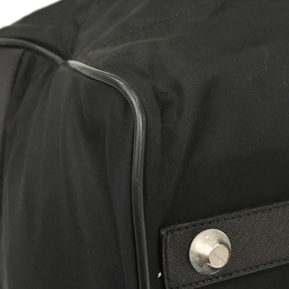 Prada Black Nylon Duffle 2way Shoulder Handbag
