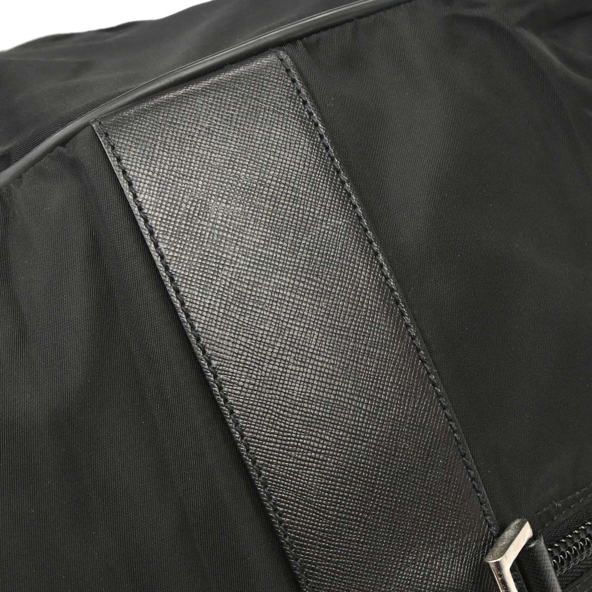 Prada Black Nylon Duffle 2way Shoulder Handbag