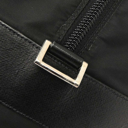 Prada Black Nylon Duffle 2way Shoulder Handbag