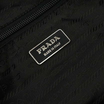 Prada Black Nylon Duffle 2way Shoulder Handbag